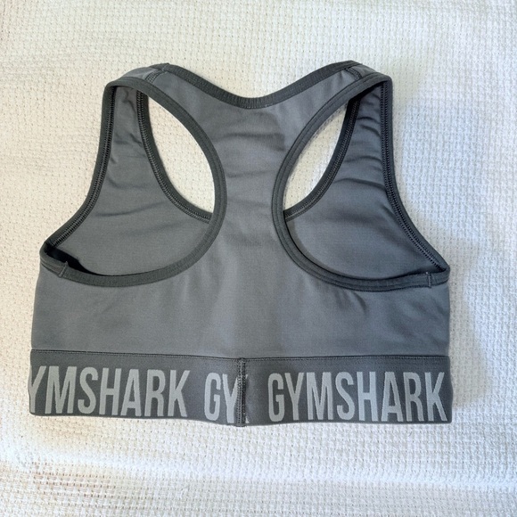 Gymshark Charcoal Sports Bra - Picture 3 of 6